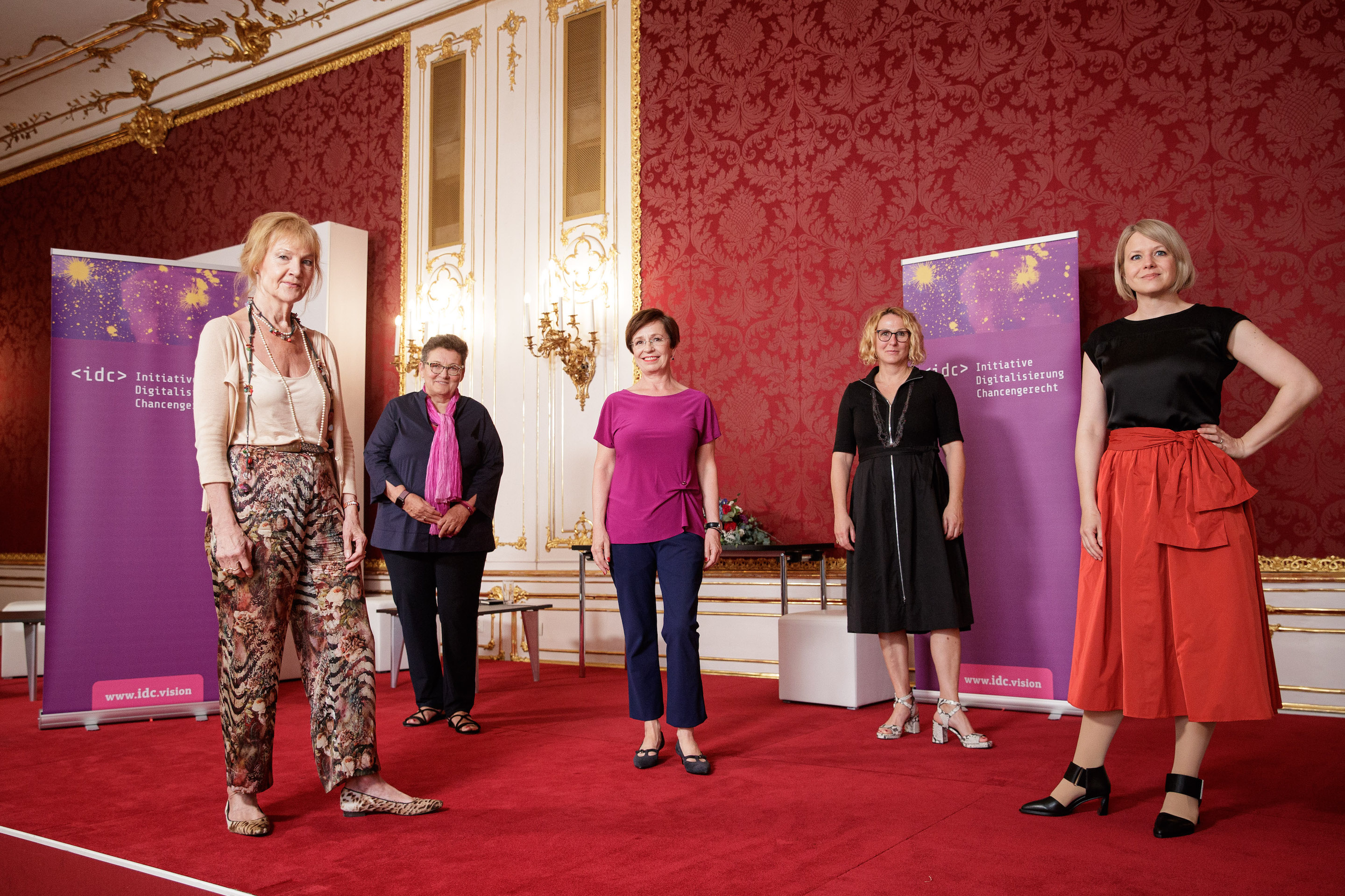 Die Initiatorinnen beim Kickoff-Event in der Hofburg im Juni 2021. Foto (c) Peter Lechner/HBF